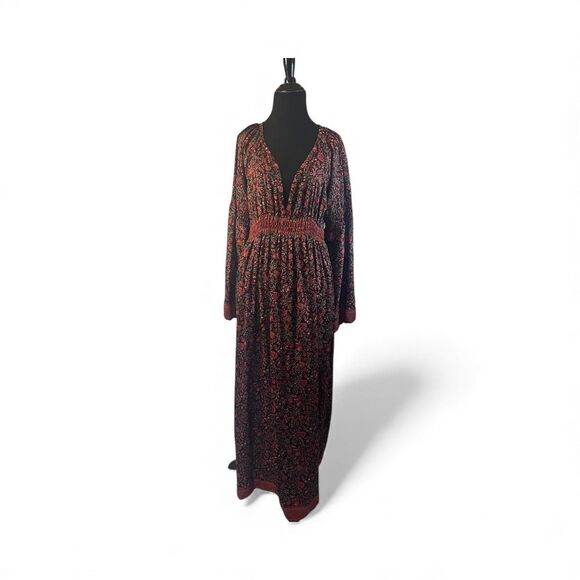 Anthropologie Raga Women's Black and Red Casual-dresses size L - Picture 1 of 6